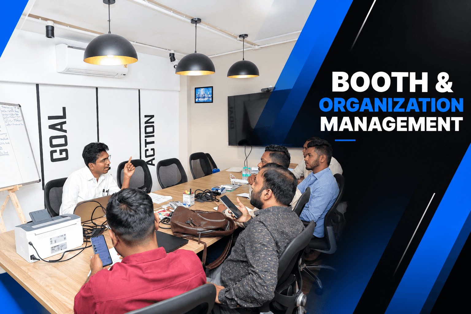 Booth & Organization Management service