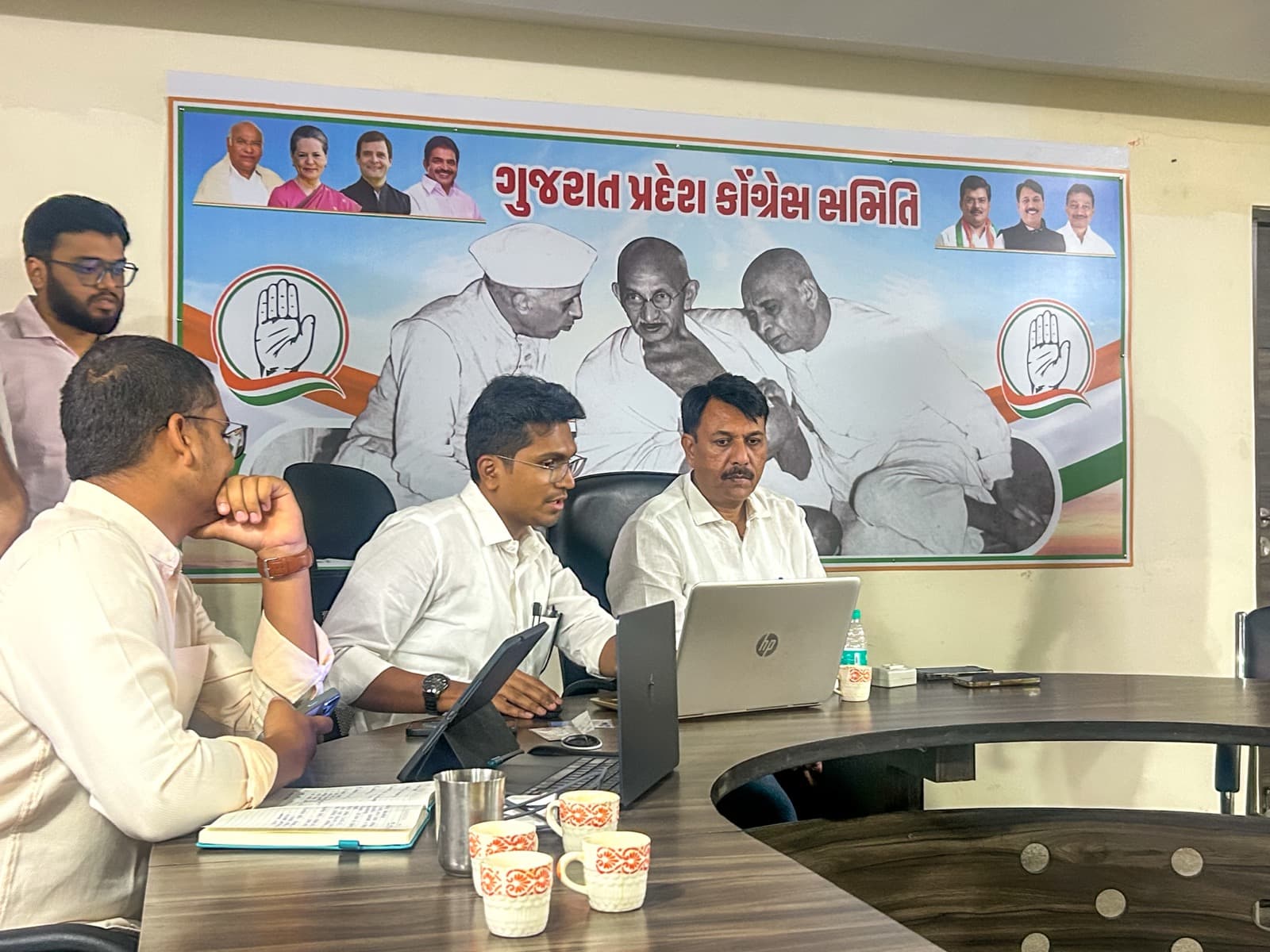 With Amit Chavda, INC Gujarat