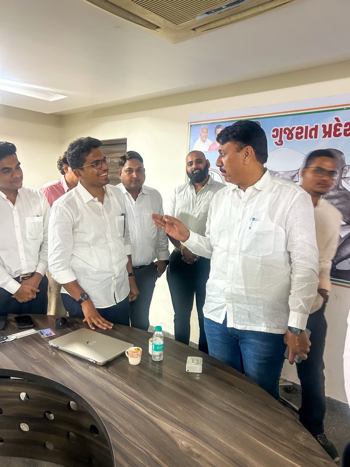 With Amit Chavda, INC Gujarat