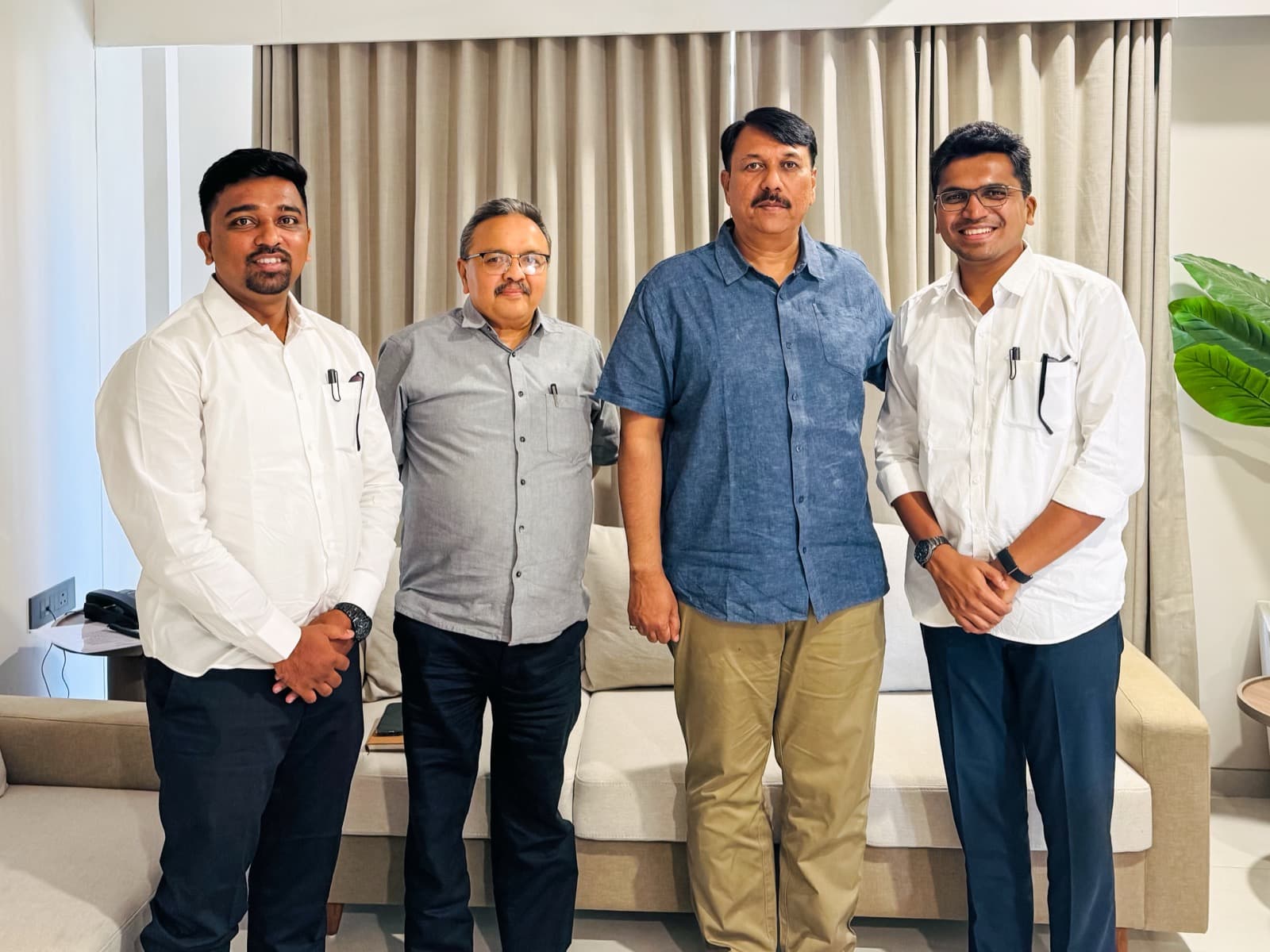 With Amit Chavda, INC Gujarat