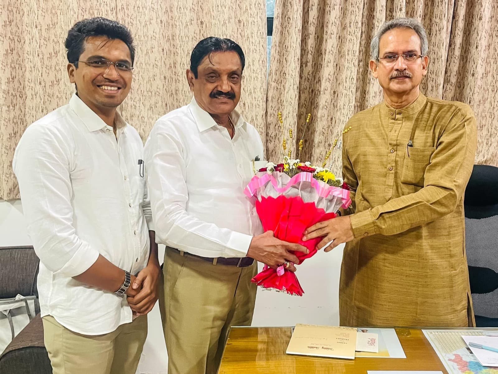 With Anil Desai, Lok Sabha Election 2024